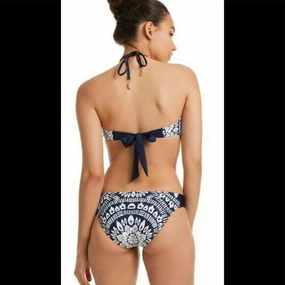 ..Trina Turk blue and white bikini. 12/10. NWT - Picture 4 of 13